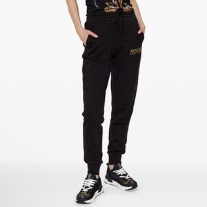 Authentic Versace Jeans Couture Black Joggers, size: 38. XS / US 2